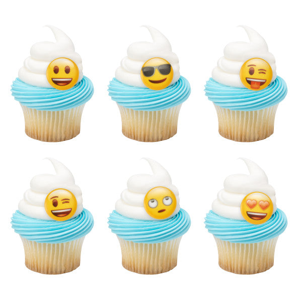 emoji® Mood Assortment Cupcake Rings