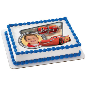 Cars Piston Cup Championship Edible Cake Topper Image Frame