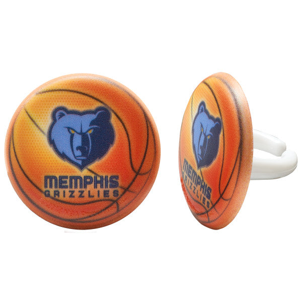 NBA Memphis Grizzlies Cupcake Rings