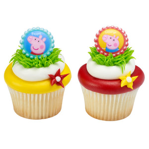 Peppa Pig™ Siblings Cupcake Rings