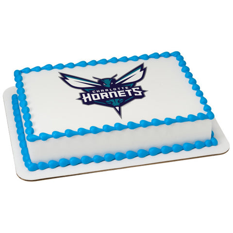 NBA Charlotte Hornets Edible Cake Topper Image