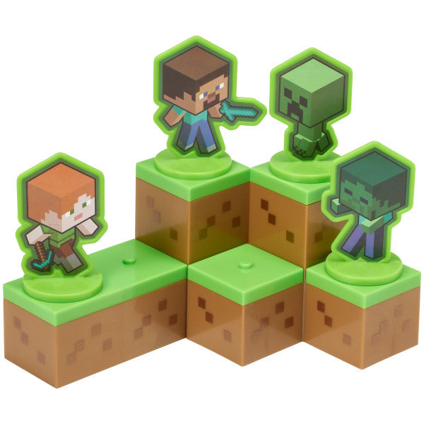 MINECRAFT Mobs Beware! DecoSet® and Edible Cake Topper Image
