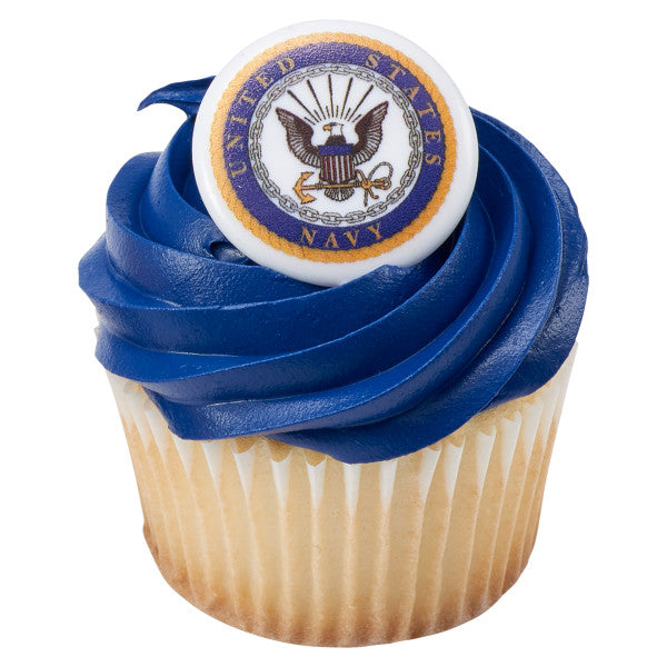 United States Navy Cupcake Rings
