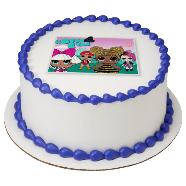 L.O.L. SURPRISE!™ You Glow Girl Edible Cake Topper Image