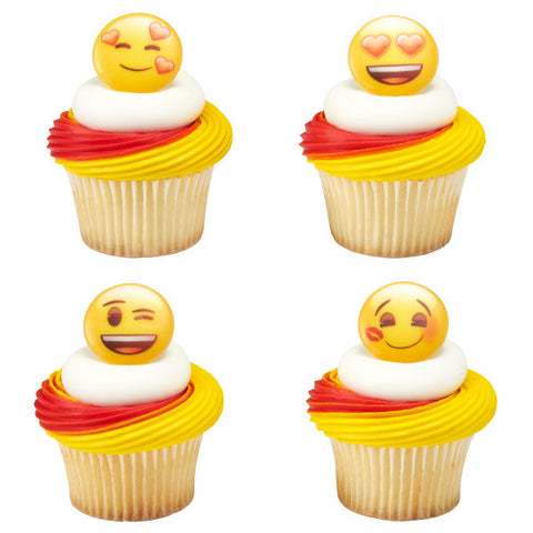 emoji® Heart Assortment Cupcake Rings