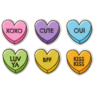 Candy Hearts Dec-Ons® Decorations