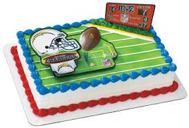 NFL San Diego Chargers Decoset Cake Topper