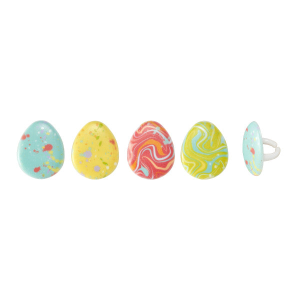 Painted Eggs Cupcake Rings