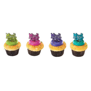 A Birthday Place - Cake Toppers - Mardi Gras DecoPics®
