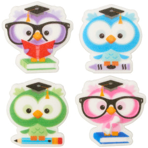 Colorful Grad Owls Dec-Ons® Decorations