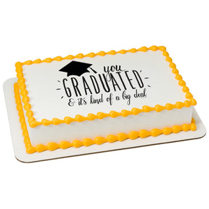 A Birthday Place - Cake Toppers - Big Deal Grad Edible Cake Topper Image
