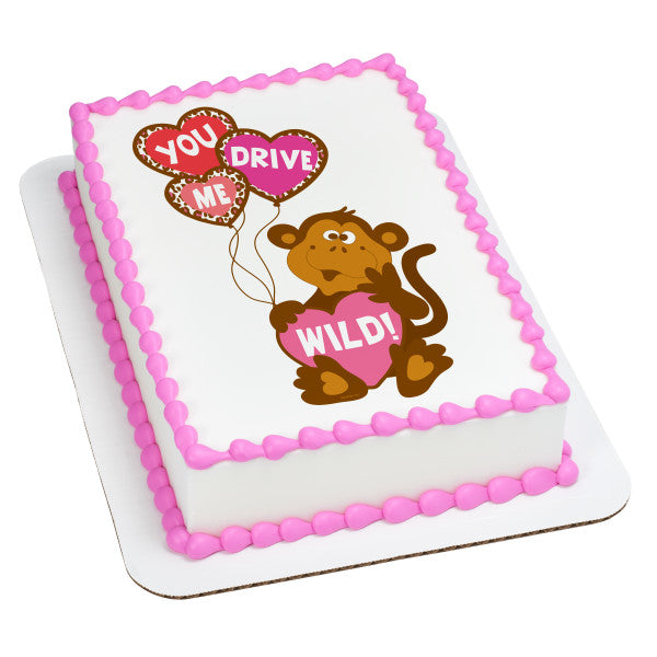 You Drive Me Wild Edible Cake Topper Image
