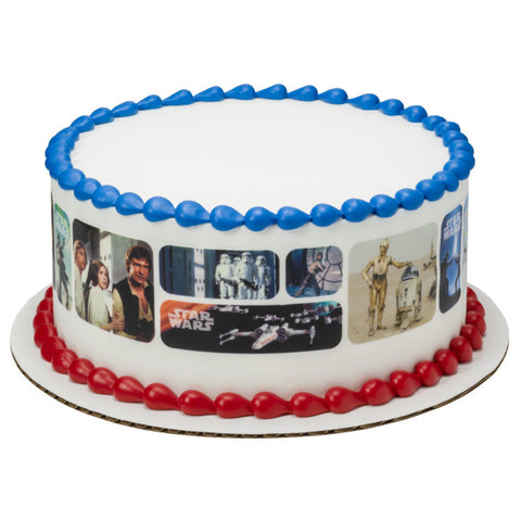 A Birthday Place - Cake Toppers - Star Wars„¢ Galaxy Edible Cake Topper Image