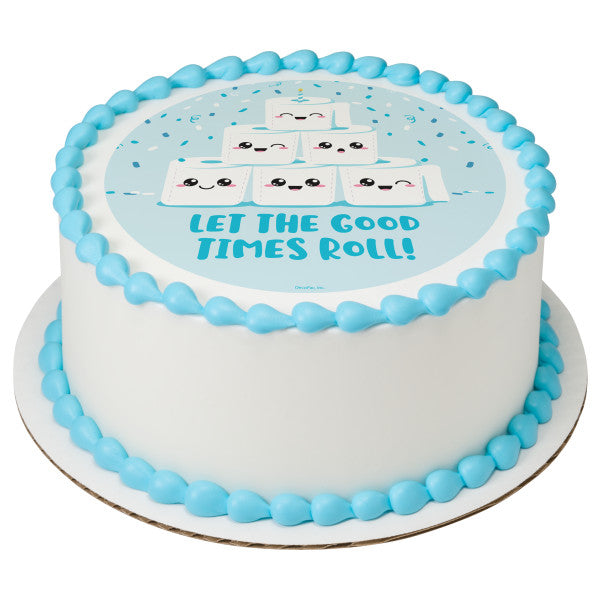 Let the Good Times Roll Edible Cake Topper Image