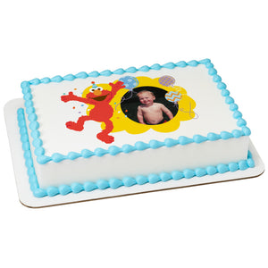 A Birthday Place - Cake Toppers - Sesame Street Hooray For You Edible Cake Topper Frame