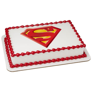 Superman Power Up Edible Cake Topper Image