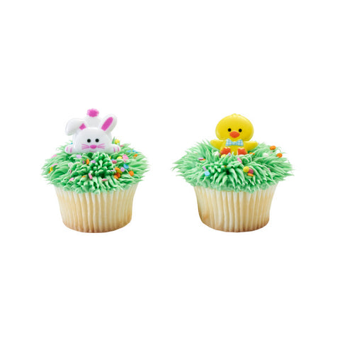 Duck and Bunny Cupcake Rings