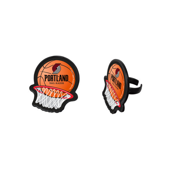 NBA Team Net Cupcake Rings - Portland Trail Blazers (12 pieces)