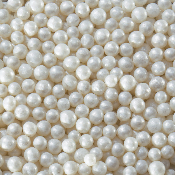 White Pearl Grande Nonpareils Sprinkles, 29oz