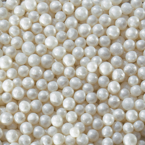 White Pearl Grande Nonpareils Sprinkles