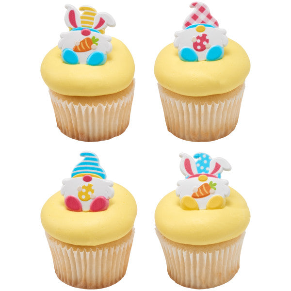 Easter Gnome Cupcake Rings