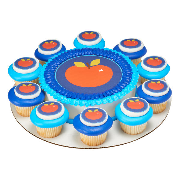 Apple Edible Cake Topper Image