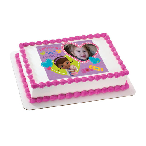 A Birthday Place - Cake Toppers - Doc McStuffins Friendship Edible Cake Topper Frame