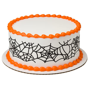 A Birthday Place - Cake Toppers - Spider Web Cake Edible Cake Topper Image