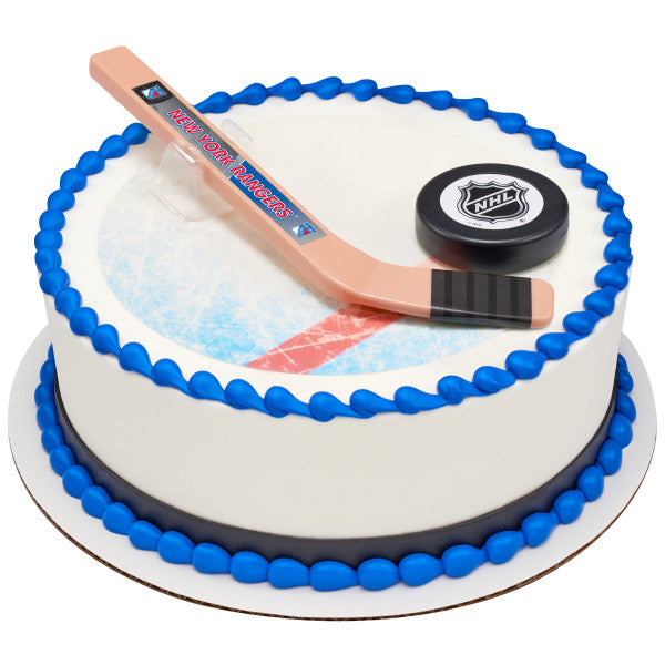 NHL® New York Rangers Team Puck Cupcake Rings