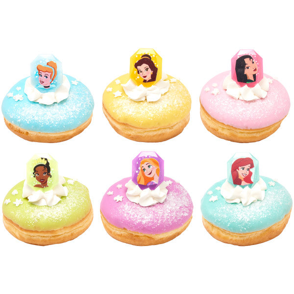 Disney Princess Characters Cupcake Rings