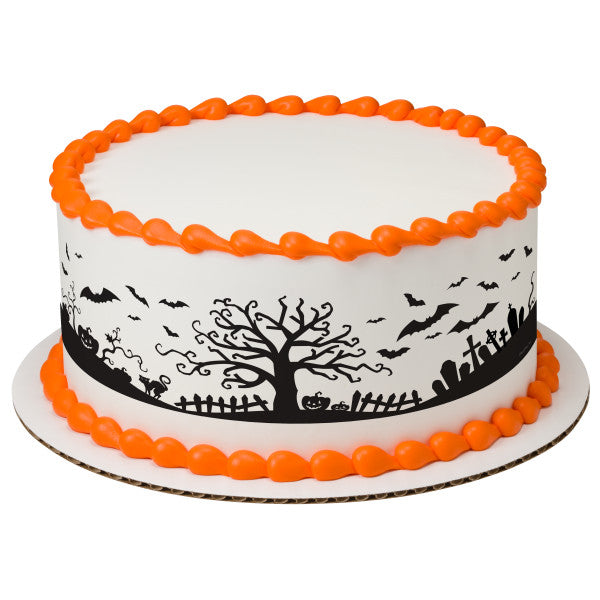 A Birthday Place - Cake Toppers - Spooky Silhouettes Edible Cake Topper Image