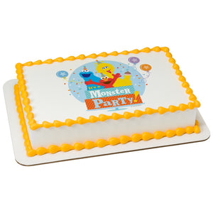 A Birthday Place - Cake Toppers - Sesame Street Monster Party! Edible Cake Topper Image