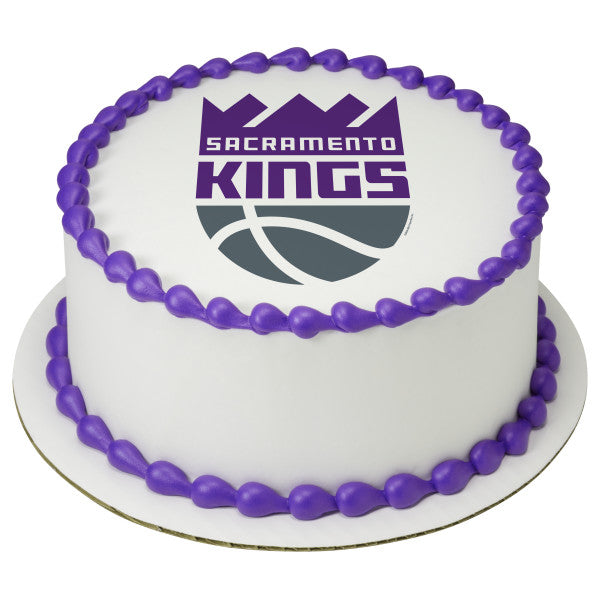 NBA Sacramento Kings Team Edible Cake Topper Image