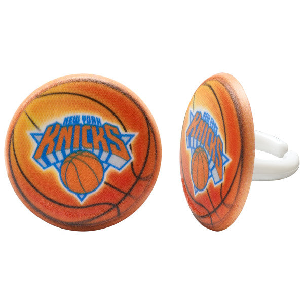 NBA New York Knicks Cupcake Rings