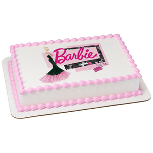 Barbie™ Forever Glam Edible Cake Topper Image