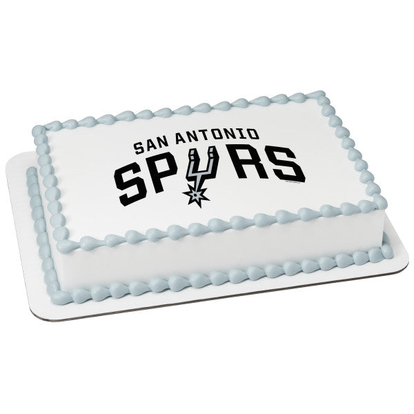 NBA San Antonio Spurs Edible Cake Topper Image