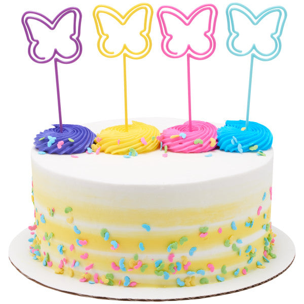 Pincho de mariposa Postres Bebidas Craft Pick Topper