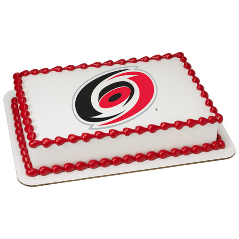 NHL® Carolina Hurricanes Team Edible Cake Topper Image