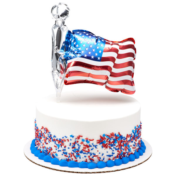 Inflatable American Flag Anagram® Cake Pic
