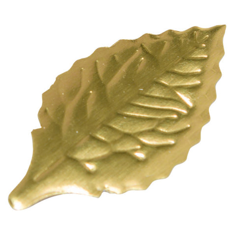 Gold Rose Leaves 1.38" Foil Leaves