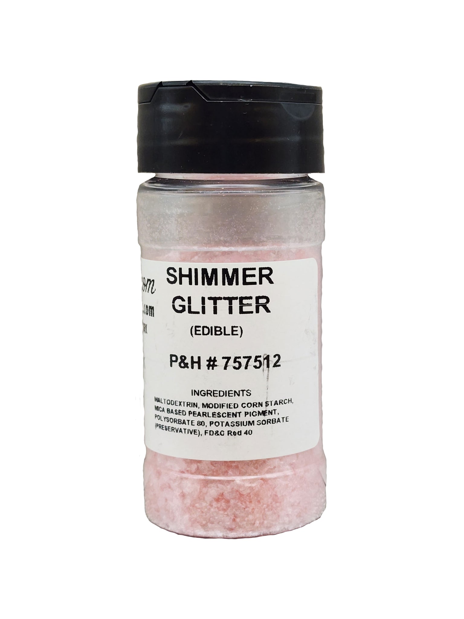 Soft Pink Edible Glitter