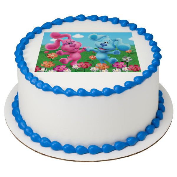 Blue's Clues & You! Let's Think! Edible Cake Topper Image