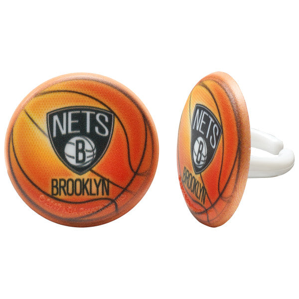 NBA Brooklyn Nets Cupcake Rings