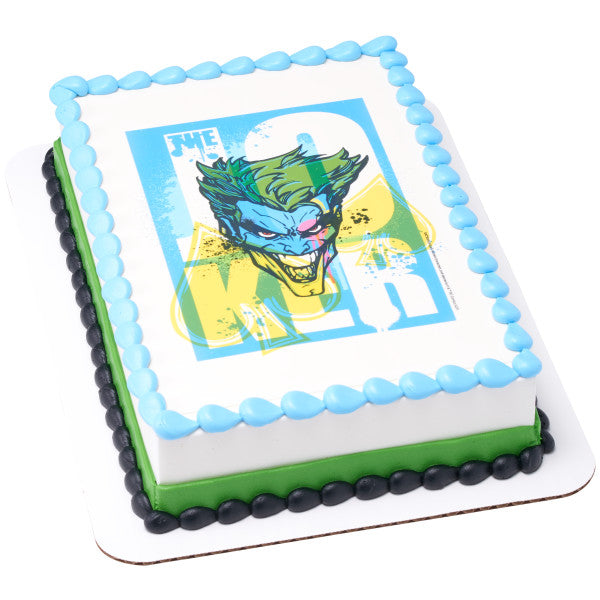 Batman™ The Joker Edible Cake Topper Image