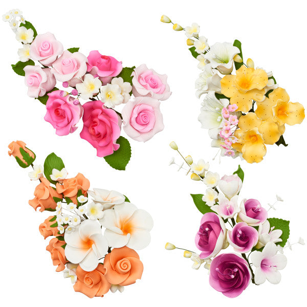 Flower Assortment Gum Paste Sprays