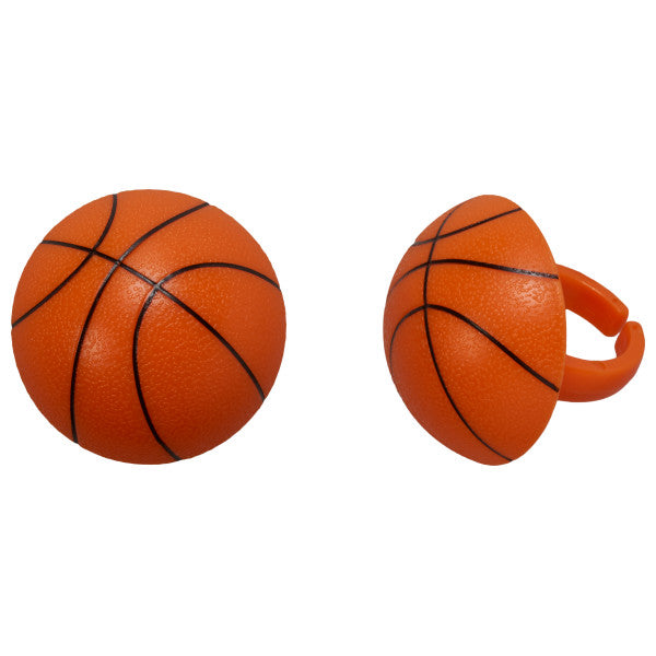 3D Basketball Cupcake Rings