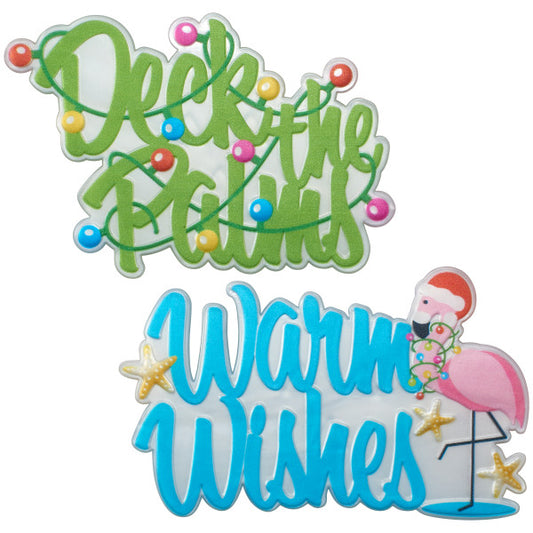 Tropical Christmas Wishes Layon