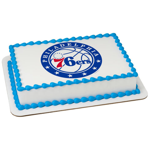 NBA Philadelphia 76ers Edible Cake Topper Image