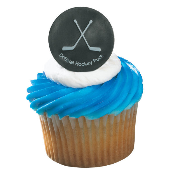 A Birthday Place - Cake Toppers - Hockey Puck Cupcake Rings