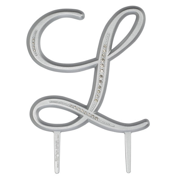 A Birthday Place - Cake Toppers - 4.5" L Diamond Letter Monogram